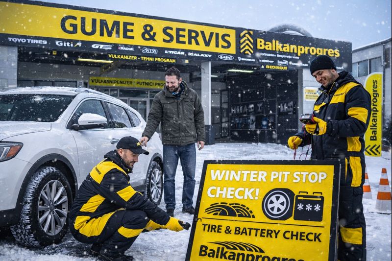 Bezbedna zimska vožnja. Veliki vodič Balkanprogresa za voznju po snegu