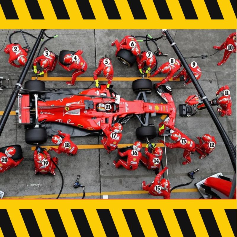 Uloga vulkalizerskog tima i mehničarskog osoblja u PIT STOPU na trkama F1: 