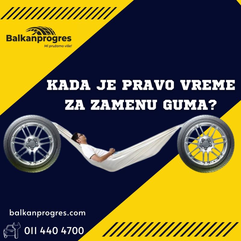 KOLIKO ČESTO SE MENJAJU GUME NA AUTOMOBILU I KAKO DA ZNAMO KADA JE PRAVO VREME ZA ZAMENU: