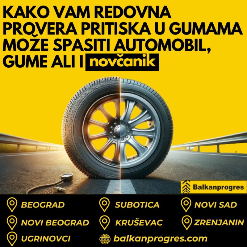 Kako pravilno proveravanje pritiska u gumama može spasiti vaš automobil, gume i novčanik!