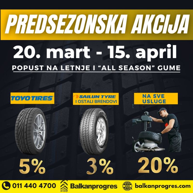 POPUST NA LETNJE I ALL-SEASON GUME DO 15. APRILA